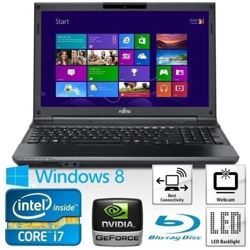 15inch Fujitsu Lifebook AH532 (VFY:AH532MX7B2SE) Intel Core i7 3632QM 6GB 500GB W8 15.6 inch GeForce GT 620M