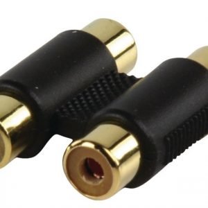 2x RCA naaras - 2x RCA naaras adapteri