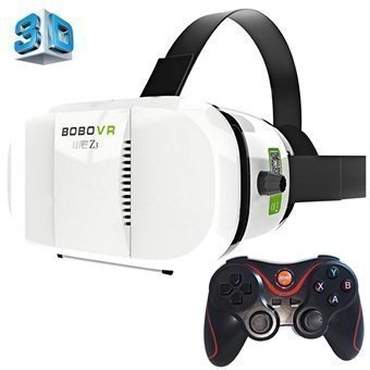 3D VR Bluetooth Lasit + Gamepad 4-6'' näyttö