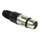 4P XLR PLUG FEMALE