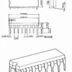 6 W audio amp.+ muting 16p