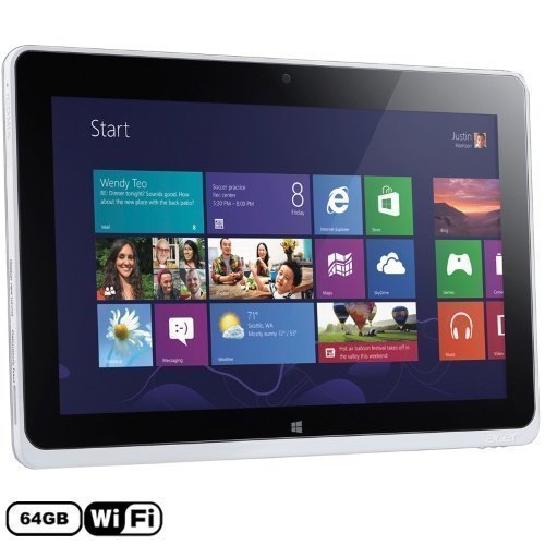 Acer Iconia W510 10.1'' 64GB Intel® Atom Z2760 WiFi Windows 8