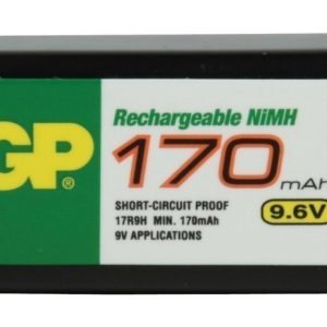 Akkupaketti NiMH 9.6 V 170 mAh