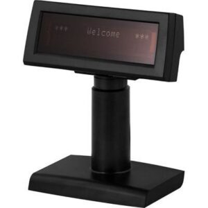 Asiakasnäyttö 2x20 kirjasinmerkkiä USB musta