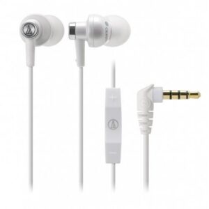 Audio-Technica ATH-CK400i In-Ear with Mic3 for iPhone White
