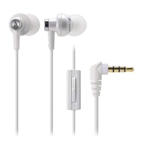 Audio-Technica ATH-CK400iS In-Ear with Mic1 White