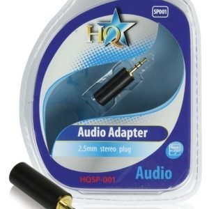 Audioliitin 2.5mm uros