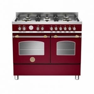 Bertazzoni Heritage Kaasuliesi 100 cm Viininpunainen