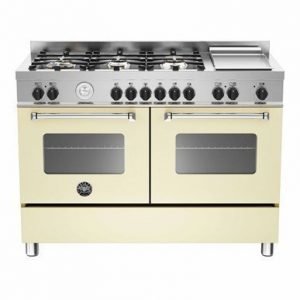 Bertazzoni Master Kaasuliesi 120 cm + Sähköinen Tepanyaki Beige