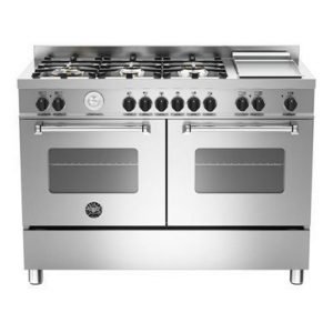 Bertazzoni Master Kaasuliesi 120 cm + Sähköinen Tepanyaki Ruostumaton