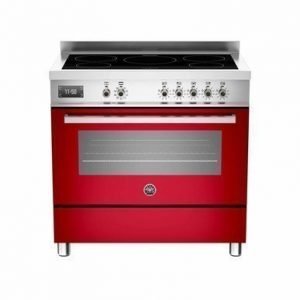 Bertazzoni Professional Induktioliesi 90 cm Punainen