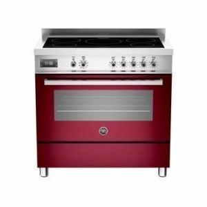 Bertazzoni Professional Induktioliesi 90 cm Viininpunainen