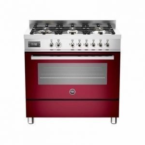 Bertazzoni Proffessional Kaasuliesi 90 cm Viininpunainen