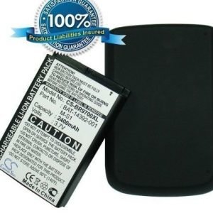 BlackBerry Bold 9700 tehoakku laajennetulla takakannella 2400 mAh