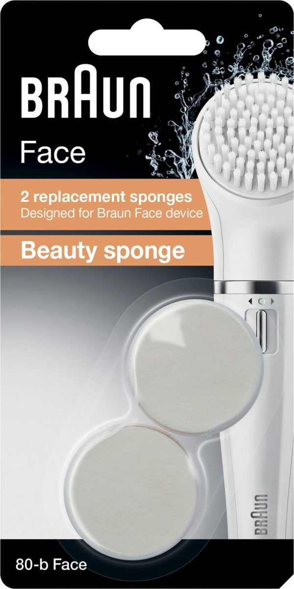 Braun Beauty Sponge Se80 Puhdistusharja 2 Kpl