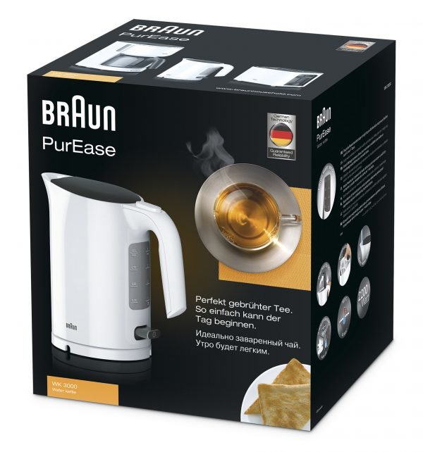 Braun Wk3000wh Purease Vedenkeitin 1l