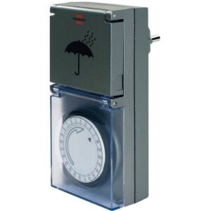 Brennenstuhl MZ 44 ajastin 24h IP44 230V/16A/3500W valk