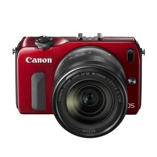 Canon EOS M 18-55+90EX Red