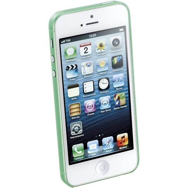 CellularLine 035 Ultra slim ultraohut muovisuojus iPhone 5 vihreä