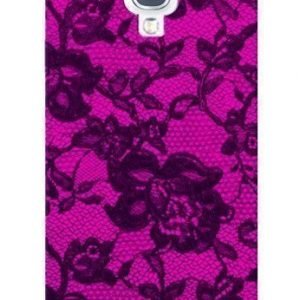 Celly Glamme Lace Case for iPhone 5 Fuschia