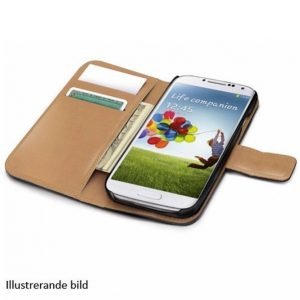 Celly Wallet Case Galaxy S5 Musta / Beige Wally390