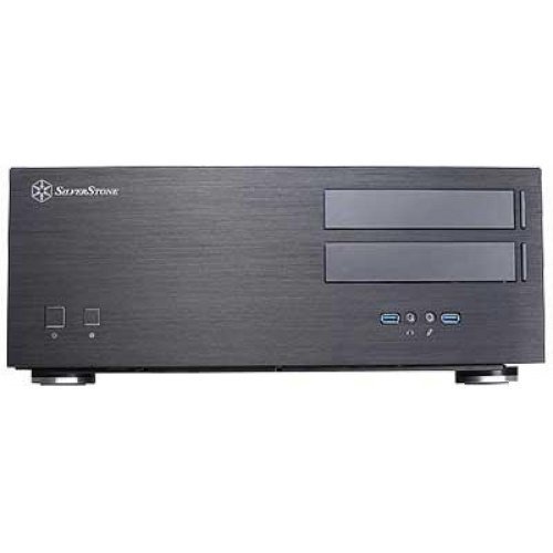 Chassi-Desktop Silverstone Grandia GD08B HTPC No PSU Black ATX