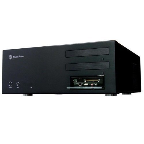 Chassi-Desktop Silverstone Lascala LC17B Black ATX HTPC no PSU