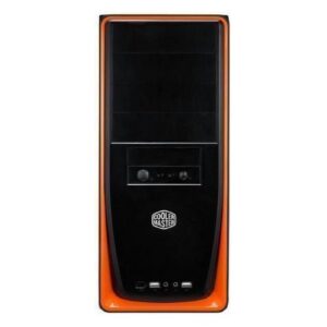 Chassi-Tower Cooler Master Elite 310 Mid Tower Chassis Orange and Black WO/PSU
