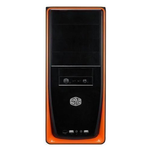 Chassi-Tower Cooler Master Elite 310 Mid Tower Chassis Orange and Black WO/PSU