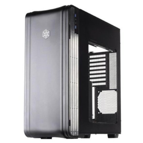 Chassi-Tower Silverstone Fortress FT04B Tower No PSU Black mATX