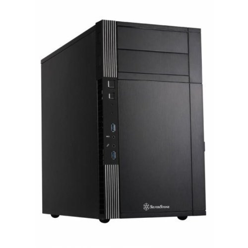 Chassi-Tower Silverstone PS07B Tower No PSU Black mATX