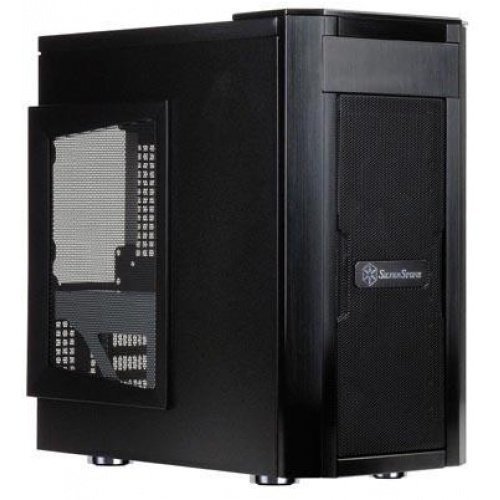 Chassi-Tower Silverstone Sugo SG03B-F Tower No PSU Black mATX