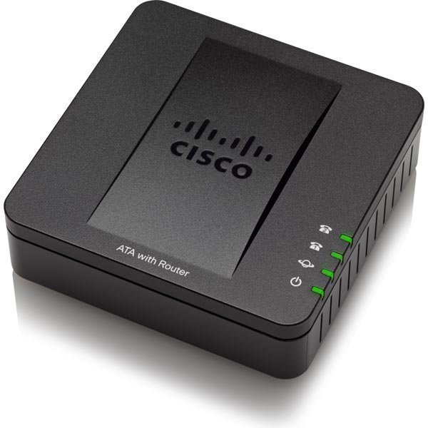 Cisco ATA VoIP puhelinsovitin + reititin 2 x RJ-45 - 2 x FXS