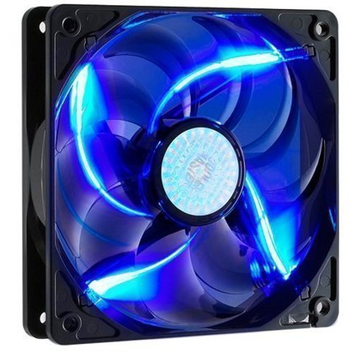 Cooling-Fan Cooler Master Case Fan Sickle Flow 120mm Blue LED Fan (Rifle Bearing) 2000rpm(Hyper 212 Fan)