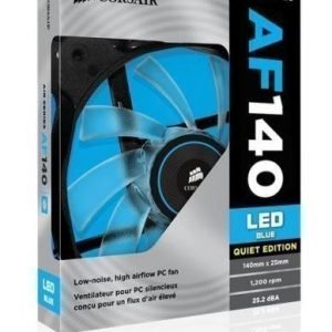 Cooling-Fan Corsair AF140 Quiet Edition Blue LED Fan Single Pack