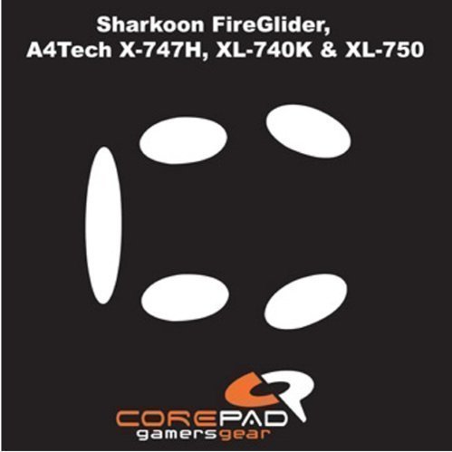 Corepad Mouse feet for Sharkoon FireGlider / A4Tech XL-740K XL-750 X-747H