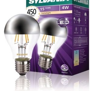 Crown Silver 450LM 827 LED-lamppu hehkulanka E27 4W