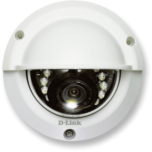 D-Link SecuriCam DOME 1/3 CMOS 1280x720 IP67 PoE valkoinen"