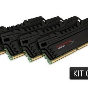 DDR3-DIMM-1600 Kingston Beast Series XMP 4x4GB DDR3 1600MHz CL9
