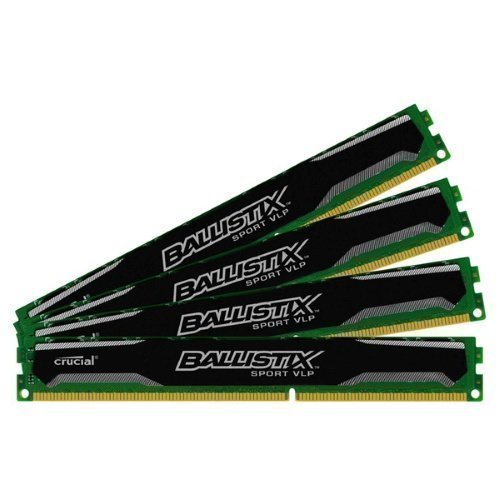 DDR3-DIMM1600 Crucial BallistiX Sport VLP 4x4GB DDR3 1600MHz Very Low Profi