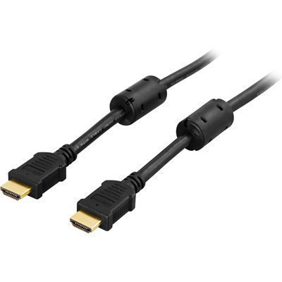 DELTACO HDMI-kaapeli 1.4 4K Ethernet 3D paluuääni musta 1 5m