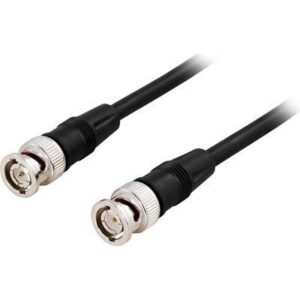 DELTACO koaksiaali laitekaapeli BNC u-u RG59 75 Ohm 15m musta
