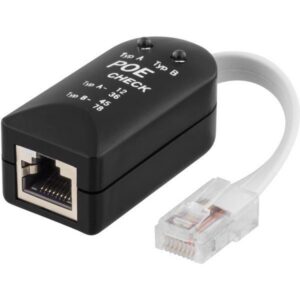DELTACO testityökalu POE (power over ethernet) musta