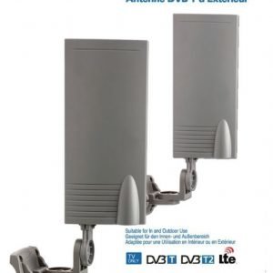 DVB-T-antenni sisä- ja ulkokäyttöön 15 dB