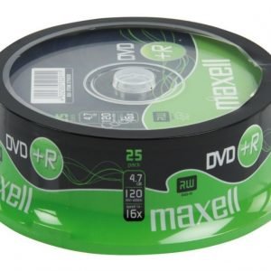 DVD+R 4.7 Gb 16x 25 osainen spindle