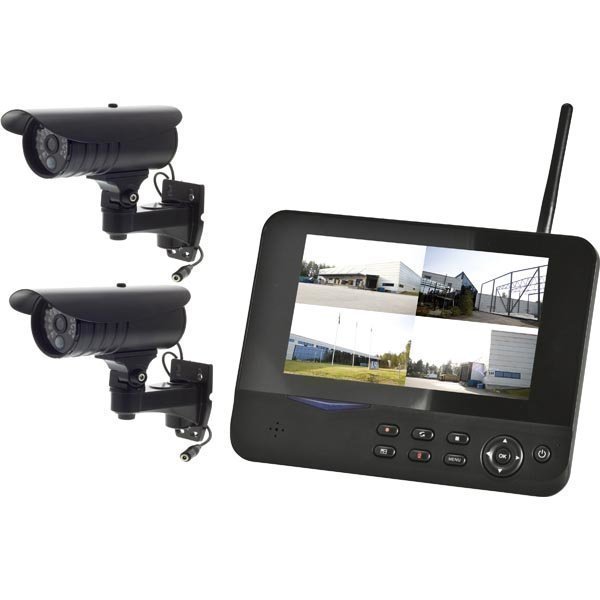 DVR-kit langattomille kameroille joissa 7 näyttö muk.2 kameraa m"