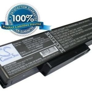 Dell Inspiron 1425 D1425 1427 akku 4400 mAh - Musta