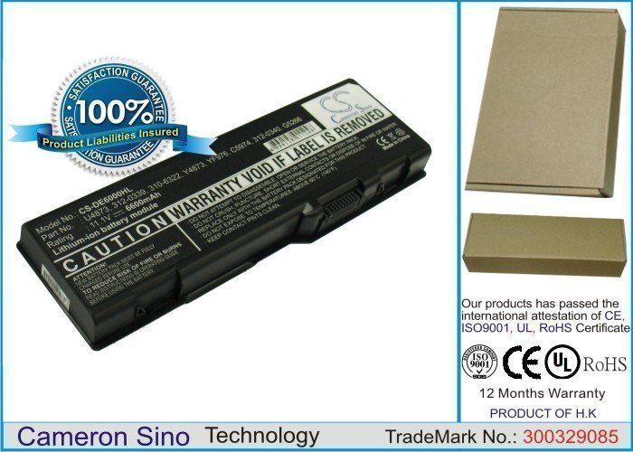 Alimentatore Vhbw 90W Per Dell Inspiron 9300, 9400, 8600, E1705 – 19.5V 4.62A, Cavo 2m