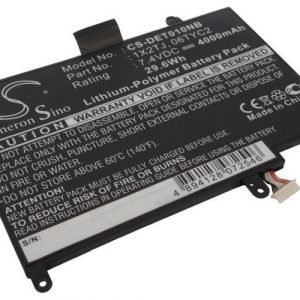 Dell Latitude ST Latitude ST-LST01 akku 4000mAh / 29.6Wh mAh - Musta