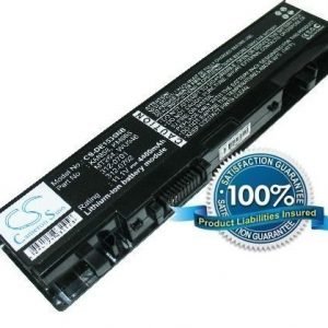 Dell Studio 1535 Studio 1536 Studio 1537 Studio 1555 Studio 1557 akku 4400 mAh Musta